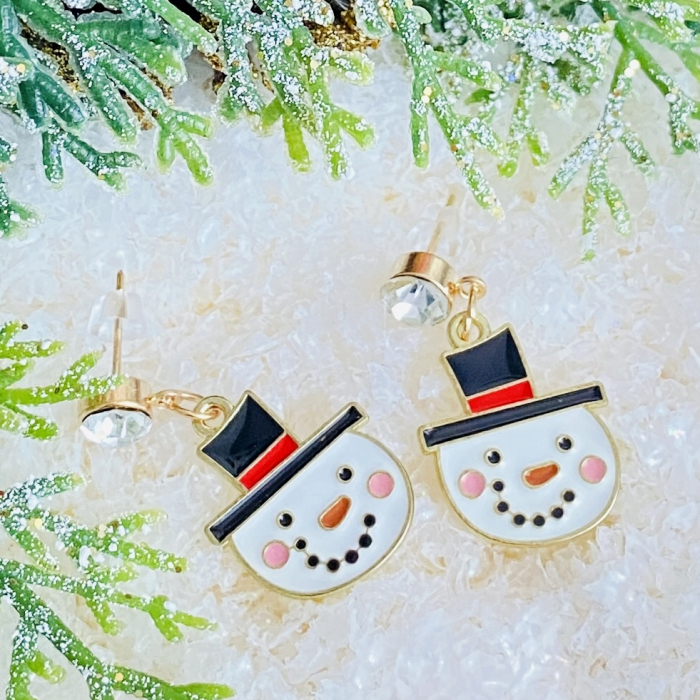 Cercei Om Zapada Palarie, Cercei Craciun Secret Santa, Cercei Dama [4]