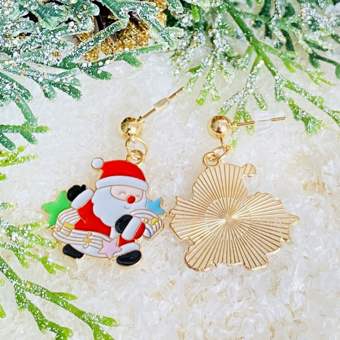 Cercei Mos Craciun Stele, Cercei Craciun Secret Santa, Cercei Dama [9]