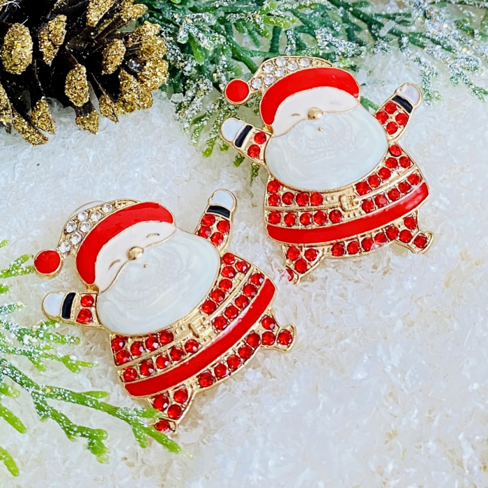 Cercei Mos Craciun Grasut, Cercei Secret Santa, Cercei Dama [3]