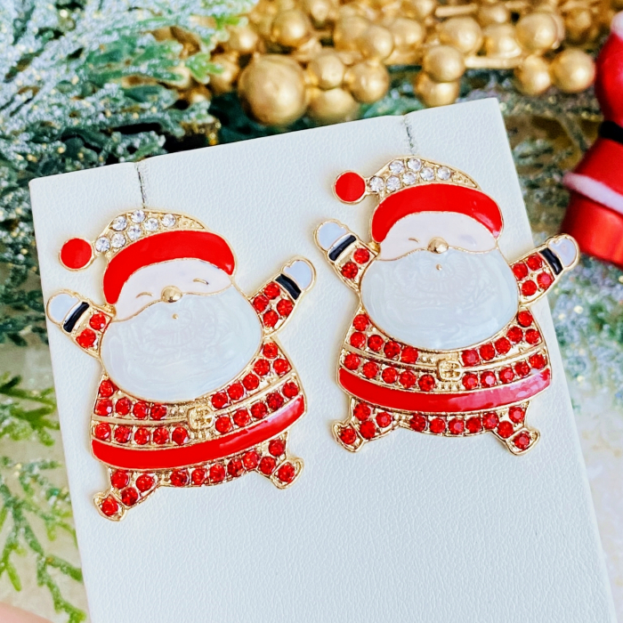 Cercei Mos Craciun Grasut, Cercei Secret Santa, Cercei Dama [2]