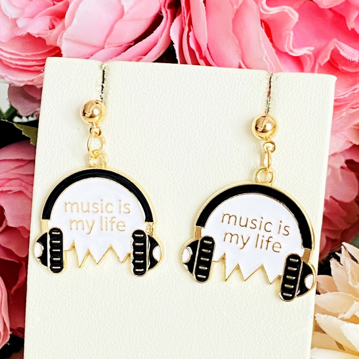 Cercei Music is my Life, Cercei Dama, Bijuterii Femei [3]