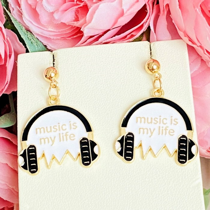 Cercei Music is my Life, Cercei Dama, Bijuterii Femei [5]