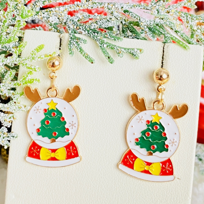 Cercei Glob Craciun, Cercei Craciun Secret Santa, Cercei Dama [3]