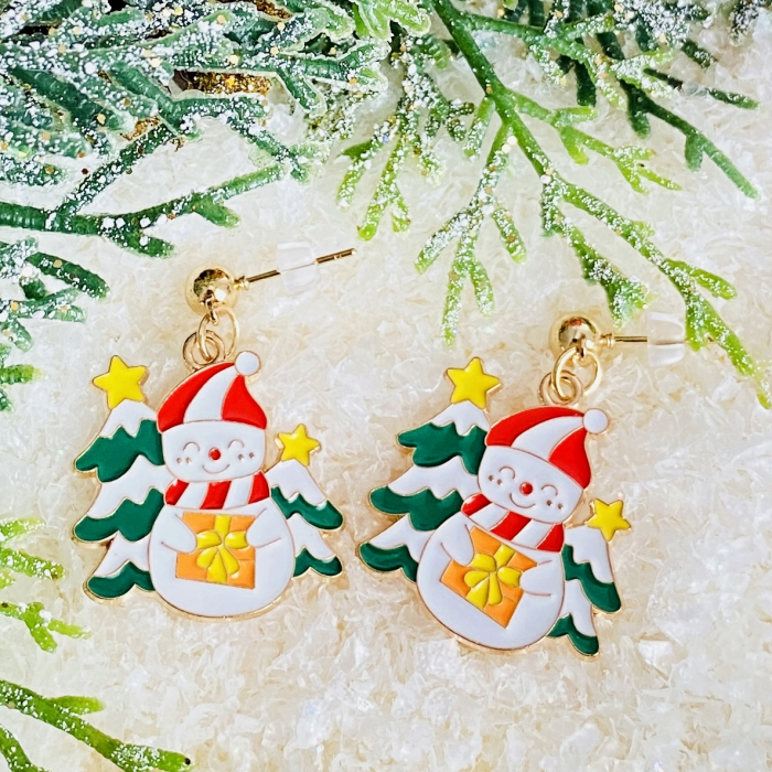 Cercei Om Zapada Brad Craciun, Cercei Craciun Secret Santa, Cercei Dama [7]