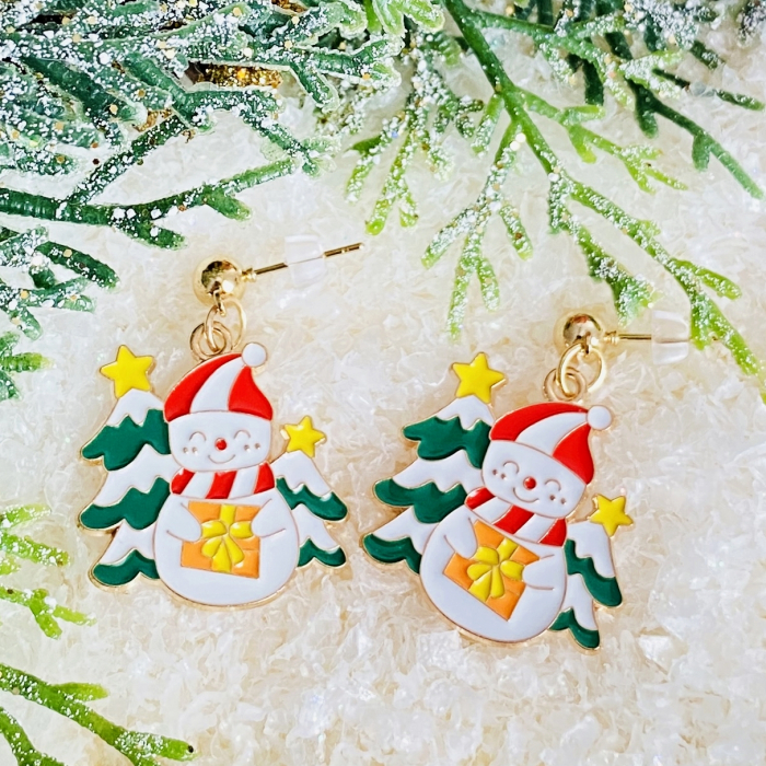 Cercei Om Zapada Brad Craciun, Cercei Craciun Secret Santa, Cercei Dama [2]