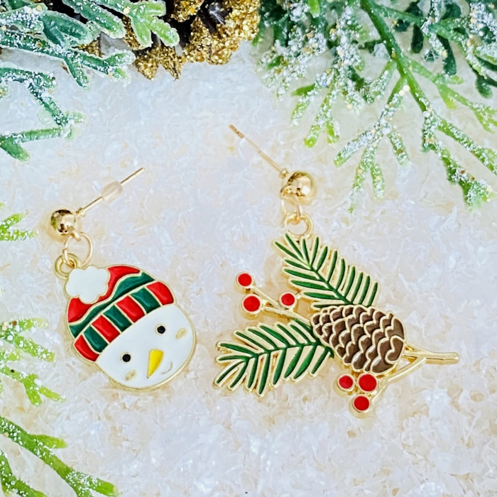 Cercei Om Zapada Brad, Cercei Craciun Secret Santa, Cercei Dama [5]