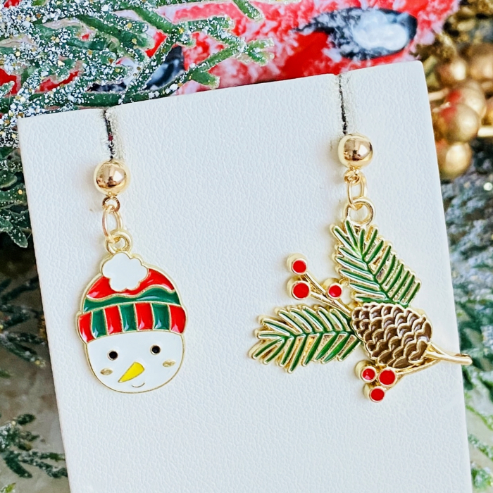 Cercei Om Zapada Brad, Cercei Craciun Secret Santa, Cercei Dama [1]