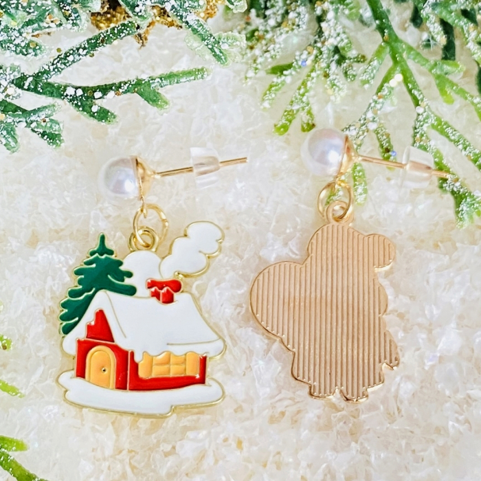 Cercei Mos Craciun Casuta, Cercei Craciun Secret Santa, Cercei Dama [6]