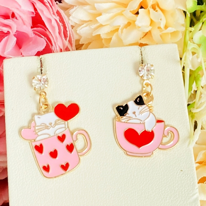 Cercei Pisici Albe & Cescute, Cercei Dama, Bijuterii Femei [7]