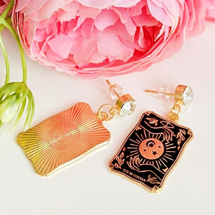 Cercei Tarot Luna Soare, Cercei Dama, Bijuterii Femei [4]