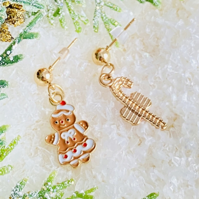 Cercei Turta Dulce Candy Cane, Cercei Craciun Secret Santa, Cercei Dama [7]