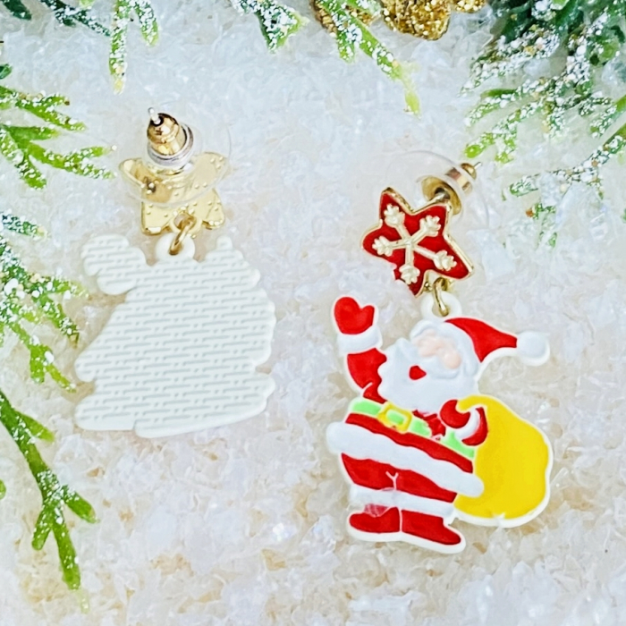 Cercei Casuta & Mos Craciun, Cercei Secret Santa, Cercei Dama [6]