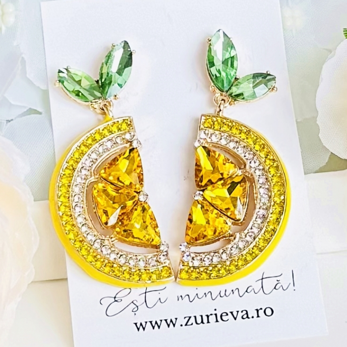 Cercei Lamai Cristale, Cercei Dama, Bijuterii Femei [6]