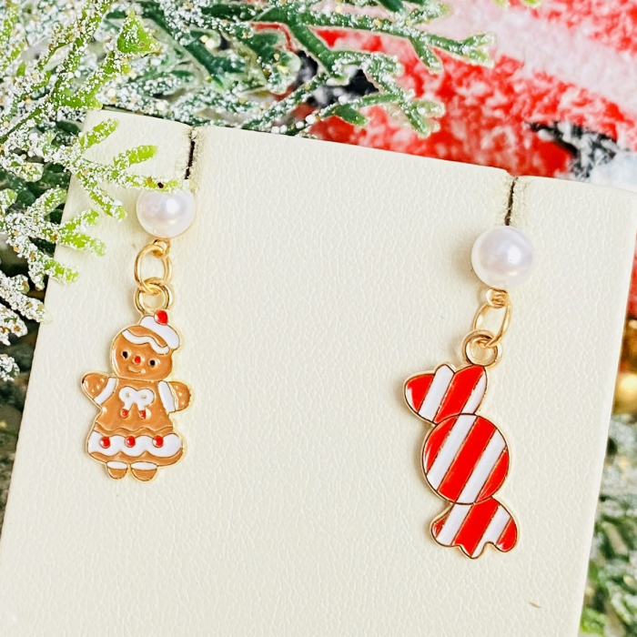 Cercei Turta Dulce Bomboana, Cercei Craciun Secret Santa, Cercei Dama [2]