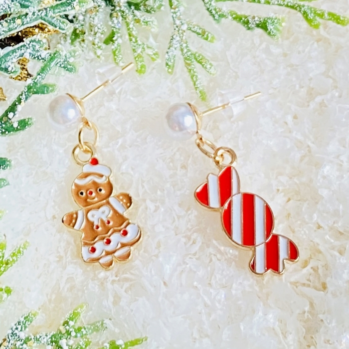 Cercei Turta Dulce Bomboana, Cercei Craciun Secret Santa, Cercei Dama [6]