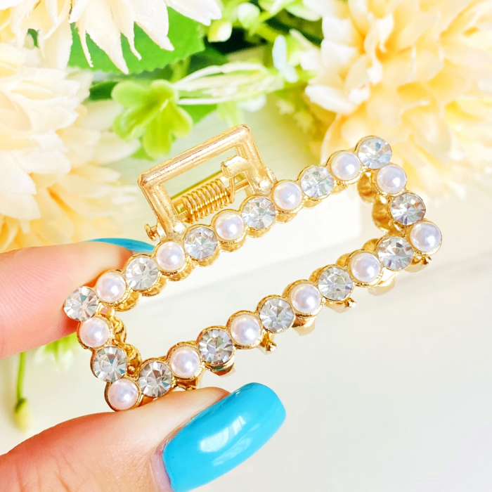 Clama Perle, Agrafa de Par, Accesorii Par, Clama metal [5]