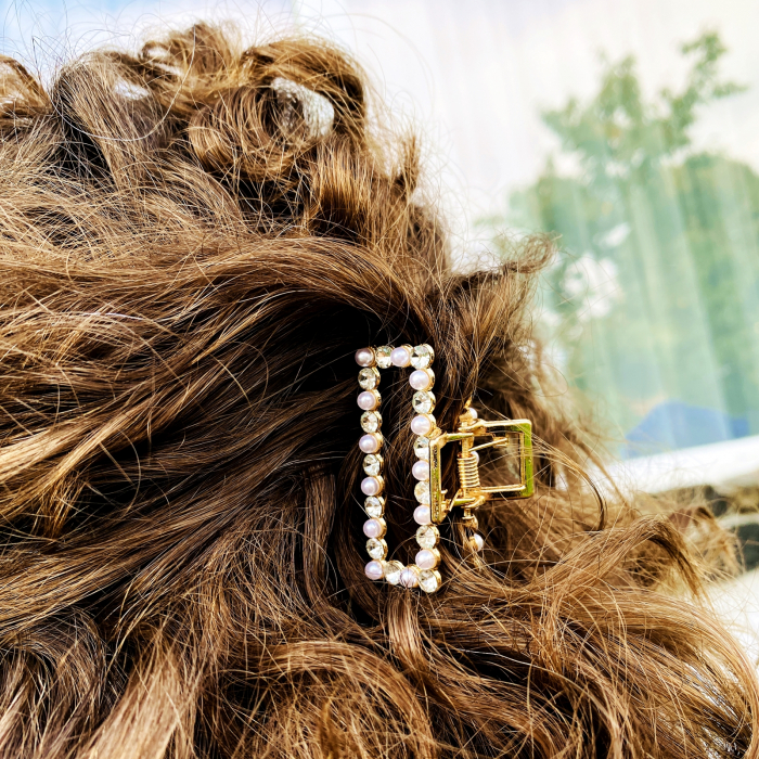 Clama Perle, Agrafa de Par, Accesorii Par, Clama metal [6]