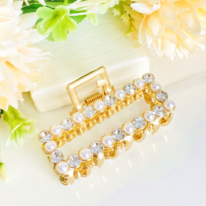 Clama Perle, Agrafa de Par, Accesorii Par, Clama metal [3]