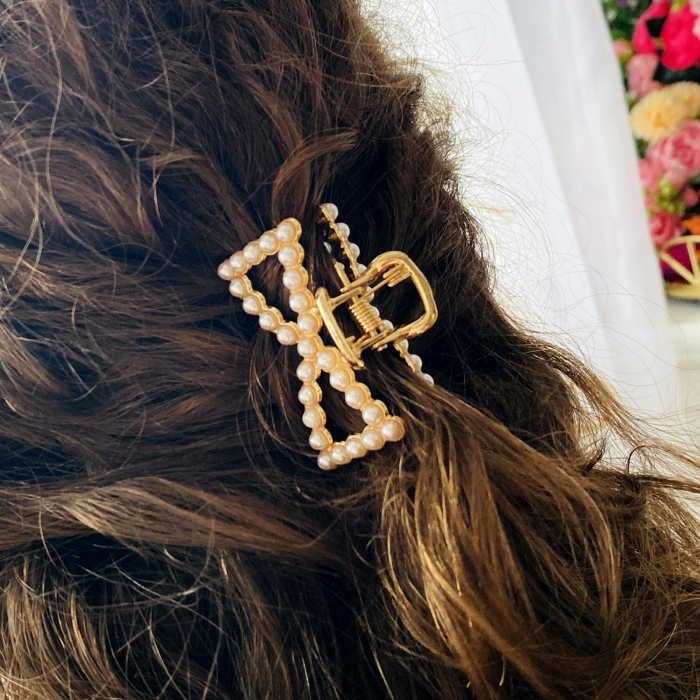 Clama Perle, Agrafa de Par, Accesorii Par, Clama metal [6]