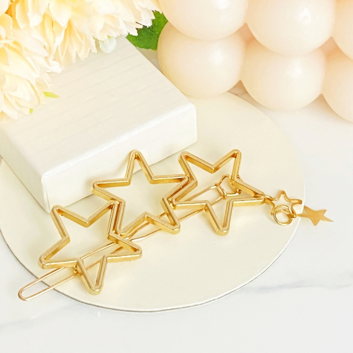 Clama Stele Aurii, Agrafa de Par, Accesorii Par, Clama metal [2]