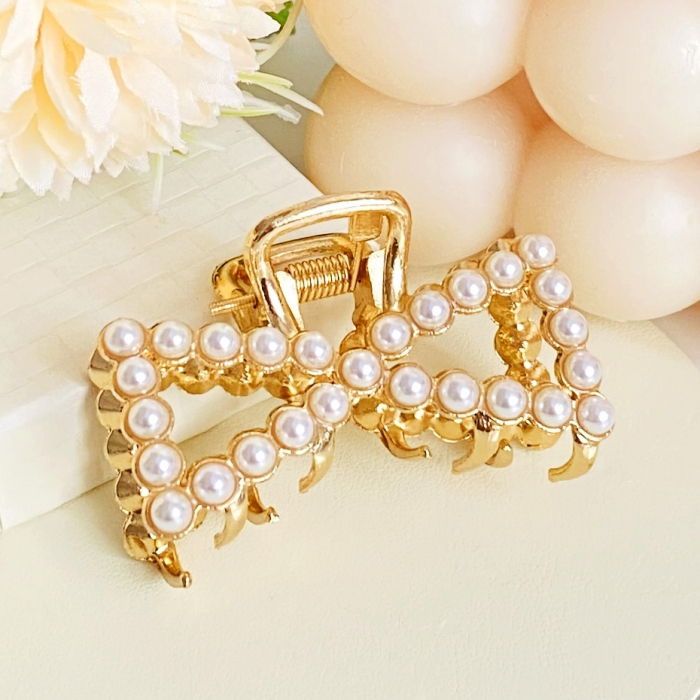 Clama Perle, Agrafa de Par, Accesorii Par, Clama metal [4]