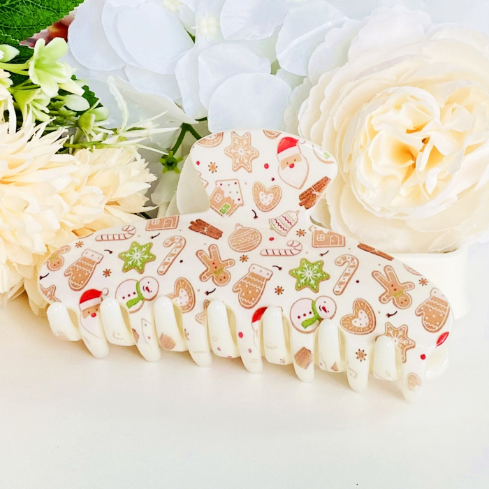 Clama Par Turta Dulce Craciun, Agrafa de Par, Accesorii Par [6]