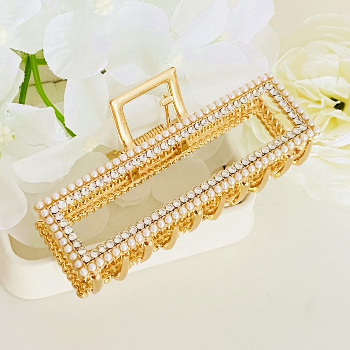 Clama Par Mini Perle & Cristale, Agrafa de Par, Accesorii Par [3]