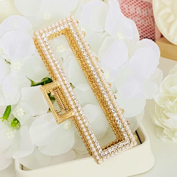 Clama Par Mini Perle & Cristale, Agrafa de Par, Accesorii Par [4]