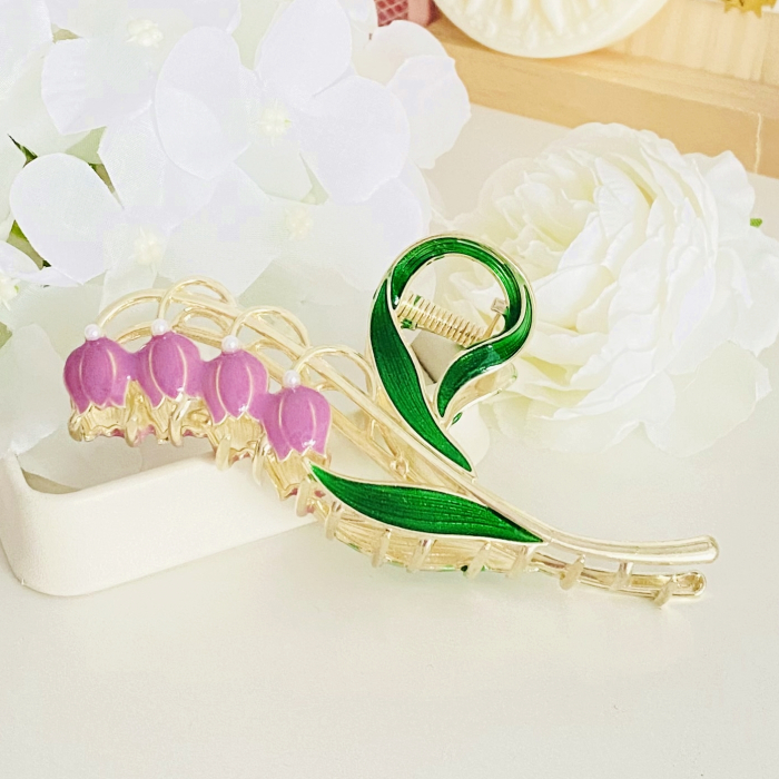 Clama Par Lacramioara Mov, Agrafa de Par, Accesorii Par [5]