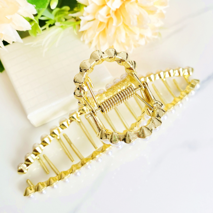 Clama Aurie Par, Agrafa de Par, Accesorii Par, Clama Metal [8]