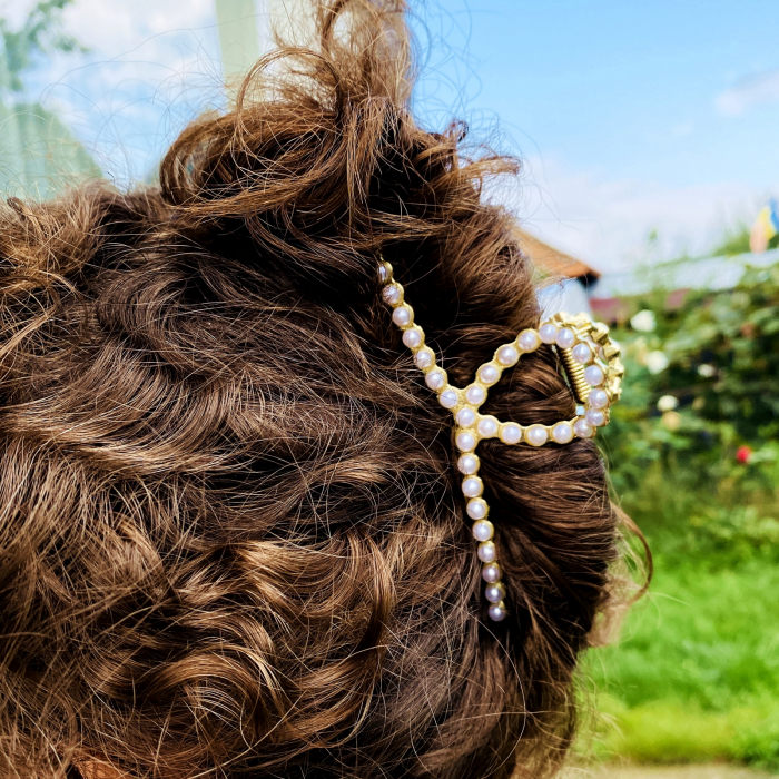 Clama Aurie Par, Agrafa de Par, Accesorii Par, Clama Metal [9]