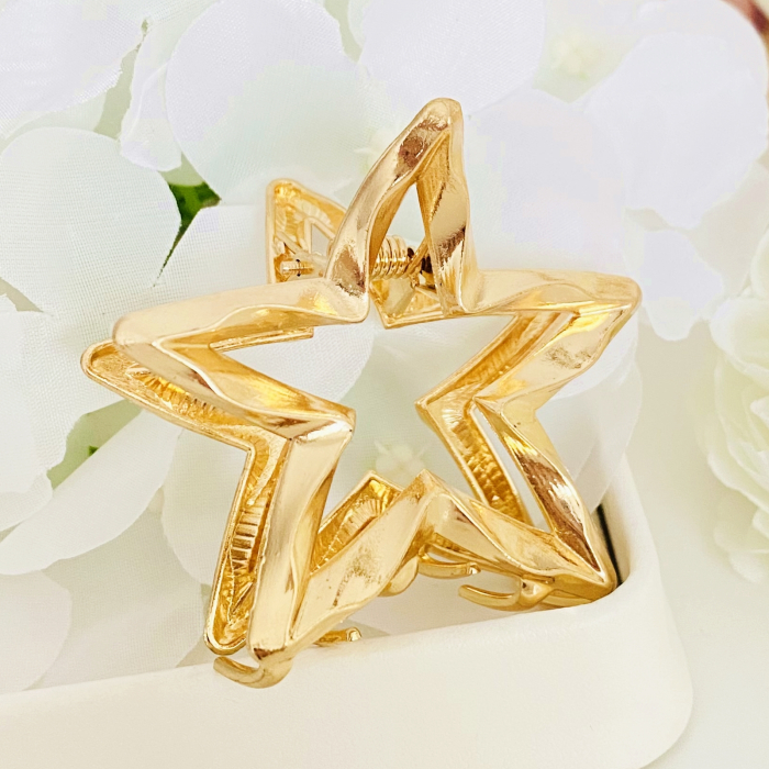 Clama Par Steluta Aurie, Agrafa de Par, Accesorii Par [4]