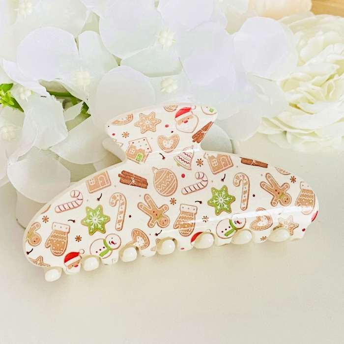 Clama Par Turta Dulce Craciun, Agrafa de Par, Accesorii Par [8]