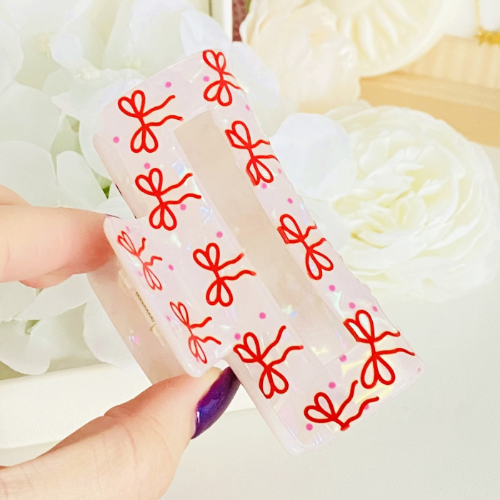 Clama Par Fundite Rosii, Agrafa de Par, Accesorii Par [2]