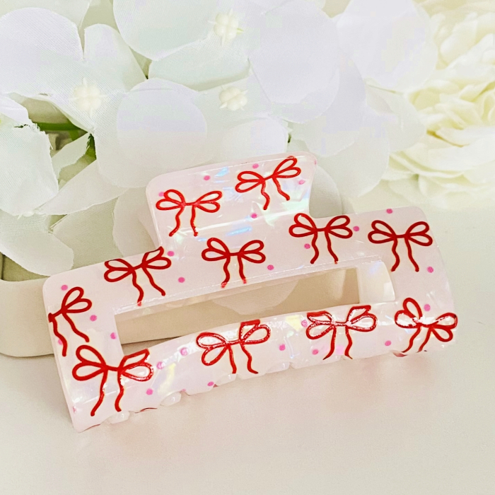 Clama Par Fundite Rosii, Agrafa de Par, Accesorii Par [5]