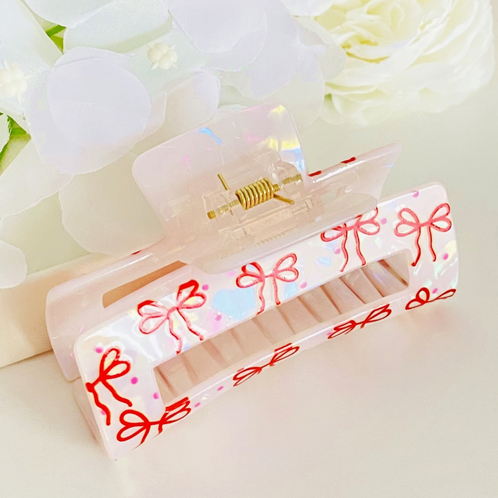 Clama Par Fundite Rosii, Agrafa de Par, Accesorii Par [4]