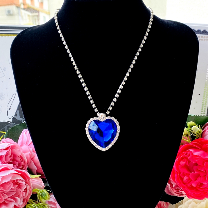 Colier Titanic Heart of the Ocean, colier dama, colier femei, colier elegant [1]