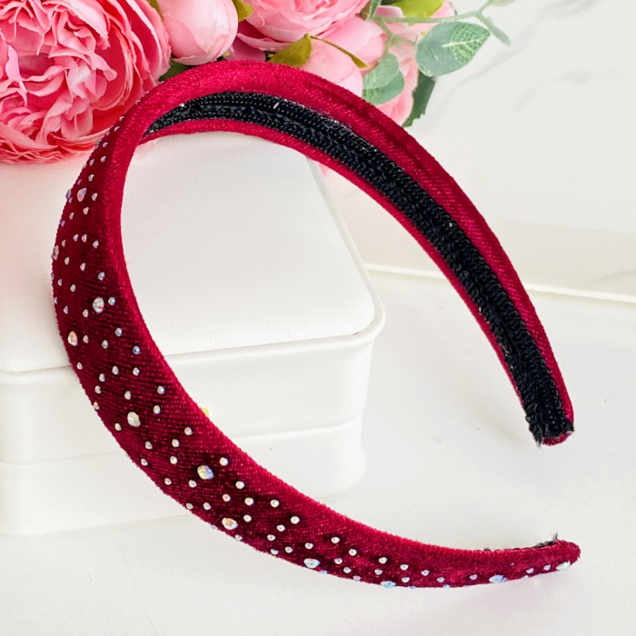 Cordeluta Par / Bentita de Par Cristale Colorate, Accesorii Par [4]