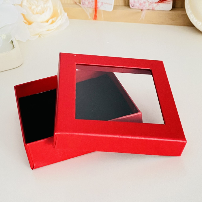 Cutiuta Geam Bijuterii - Rosu [2]