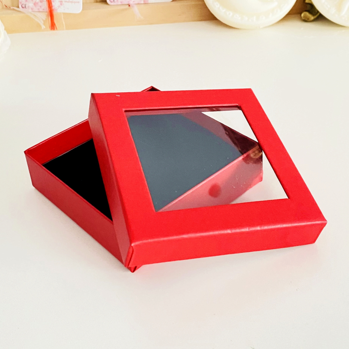 Cutiuta Geam Bijuterii - Rosu [4]