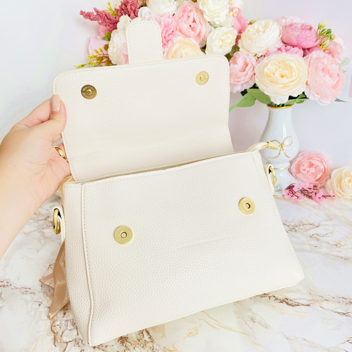 Geanta Crem Piele Ecologica, Geanta Eleganta [5]