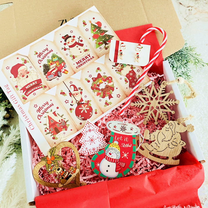 Set Cadou Let It Snow Xmas,  Gift Box pentru femei, Seturi Cadou Craciun [7]