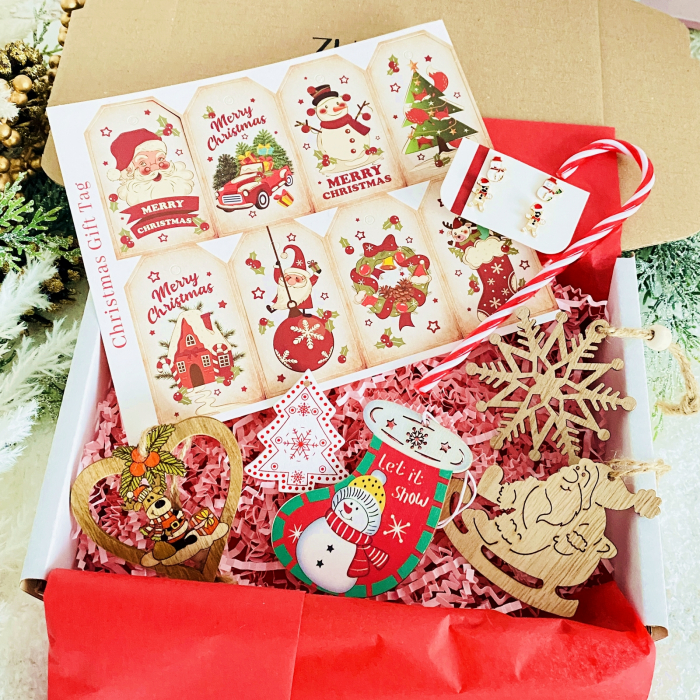 Set Cadou Let It Snow Xmas,  Gift Box pentru femei, Seturi Cadou Craciun [5]