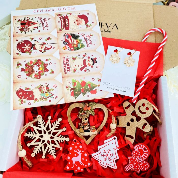 Set Cadou Candy Snowflakes,  Gift Box pentru femei, Seturi Cadou Craciun [3]