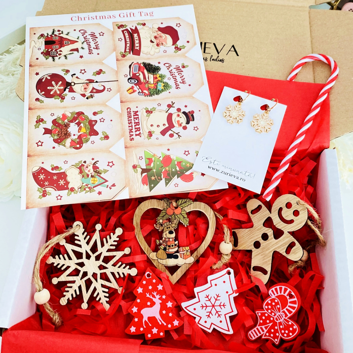 Set Cadou Candy Snowflakes,  Gift Box pentru femei, Seturi Cadou Craciun [2]