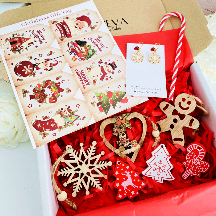 Set Cadou Candy Snowflakes,  Gift Box pentru femei, Seturi Cadou Craciun [1]