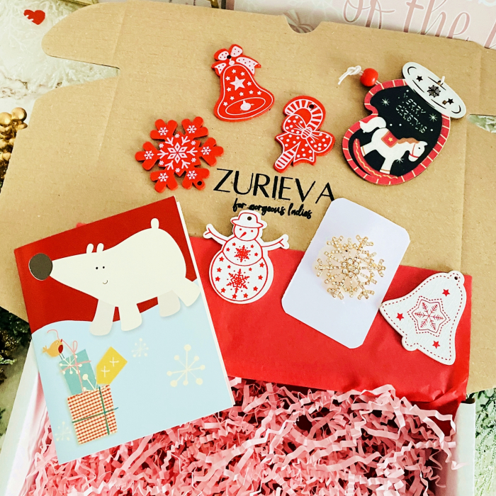 Set Cadou Urs Polar,  Gift Box pentru femei, Seturi Cadou Craciun [7]