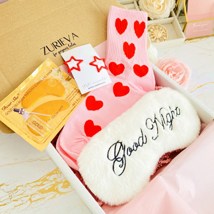 Gift Box Good Night & Inimi Rosii, Gift Box pentru femei, Seturi Cadou [2]
