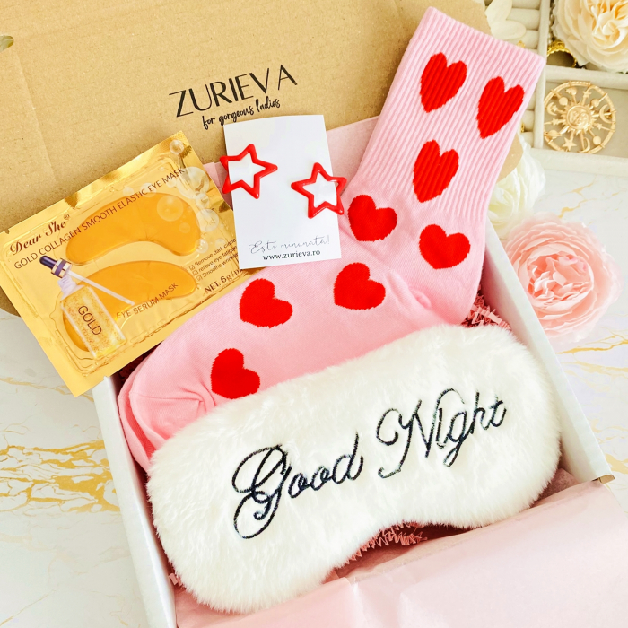Gift Box Good Night & Inimi Rosii, Gift Box pentru femei, Seturi Cadou [1]