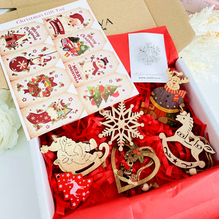 Set Cadou Fulg Nea Argintiu,  Gift Box pentru femei, Seturi Cadou Craciun [7]